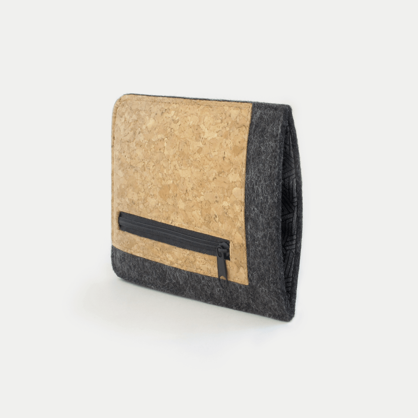 Handytasche mit Kartenfach für Samsung Galaxy Z Flip7 FE | anthrazit - tracks | Modell "ZIP"