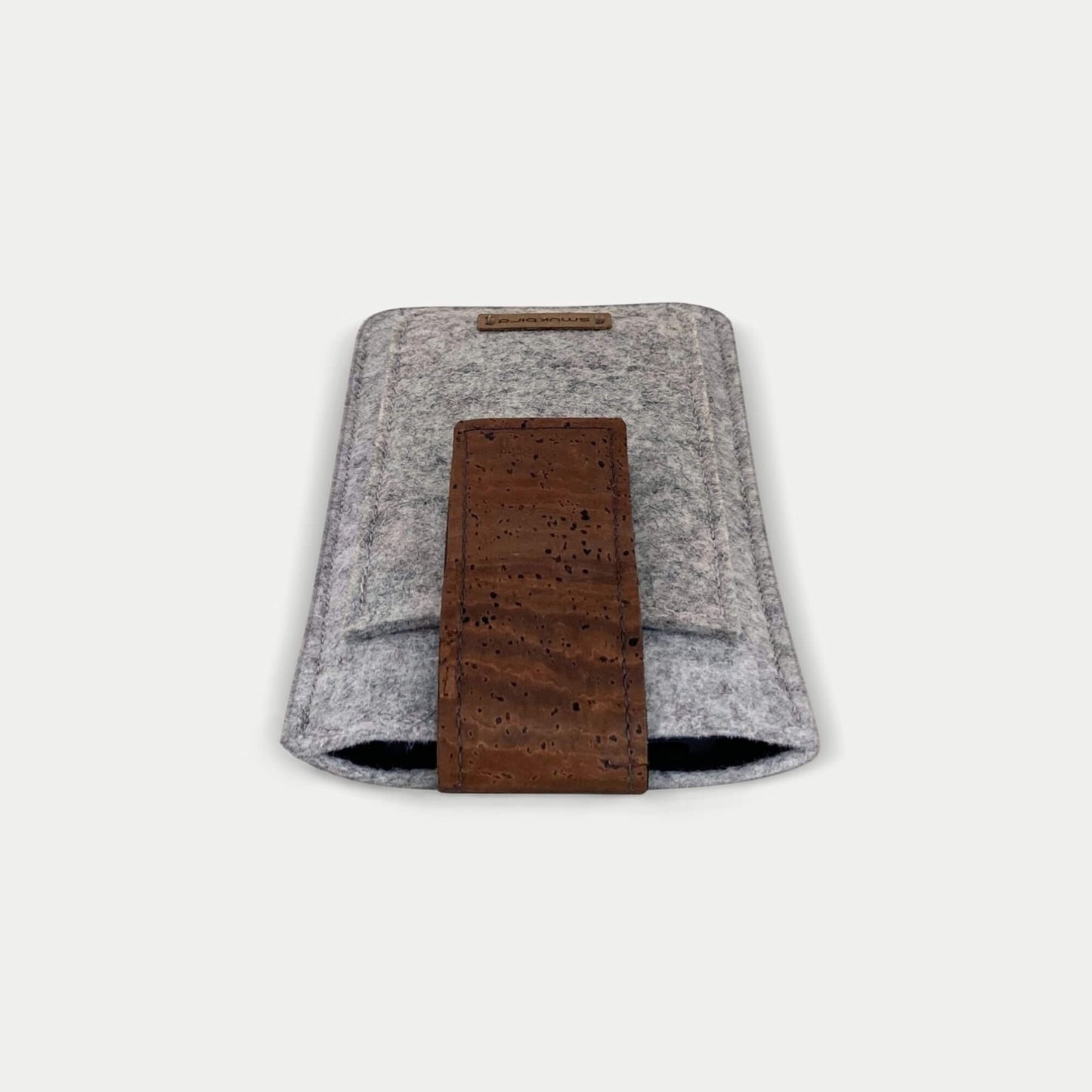 Handy Gürteltasche für Google Pixel 4a | mit Magnetverschluss und Kartenfach | hellgrau | Modell CLIP