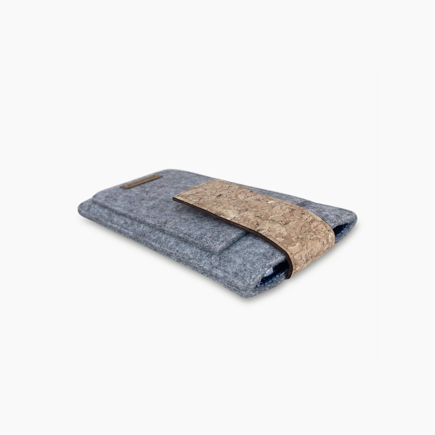 Handytasche für Samsung Galaxy A16 | mit Magnetverschluss und extra Fach | hellgrau - Tracks | Modell HAKA