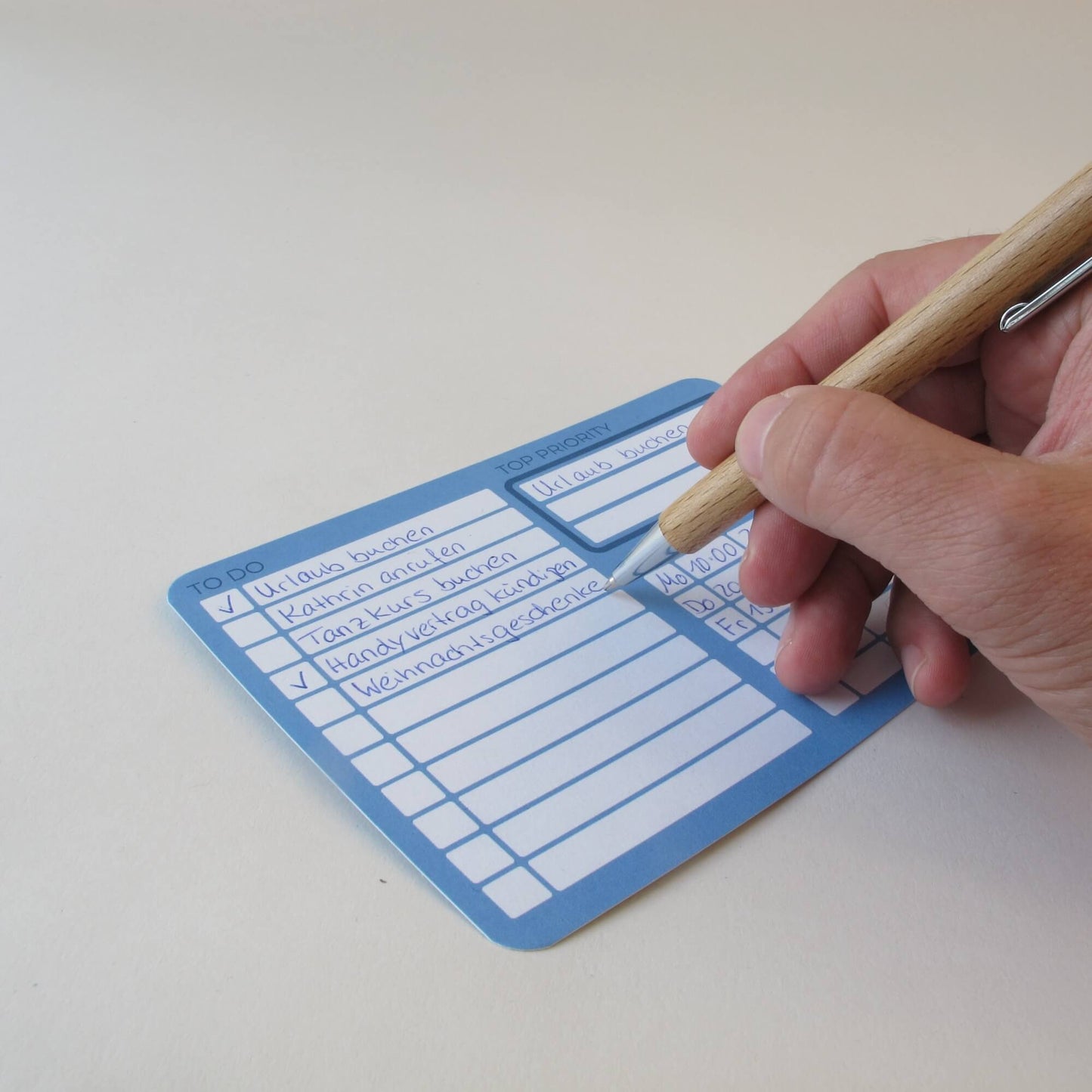 Notizzettel Karten "ToDo" | 50er Nachfüllpack aus Recyclingpapier