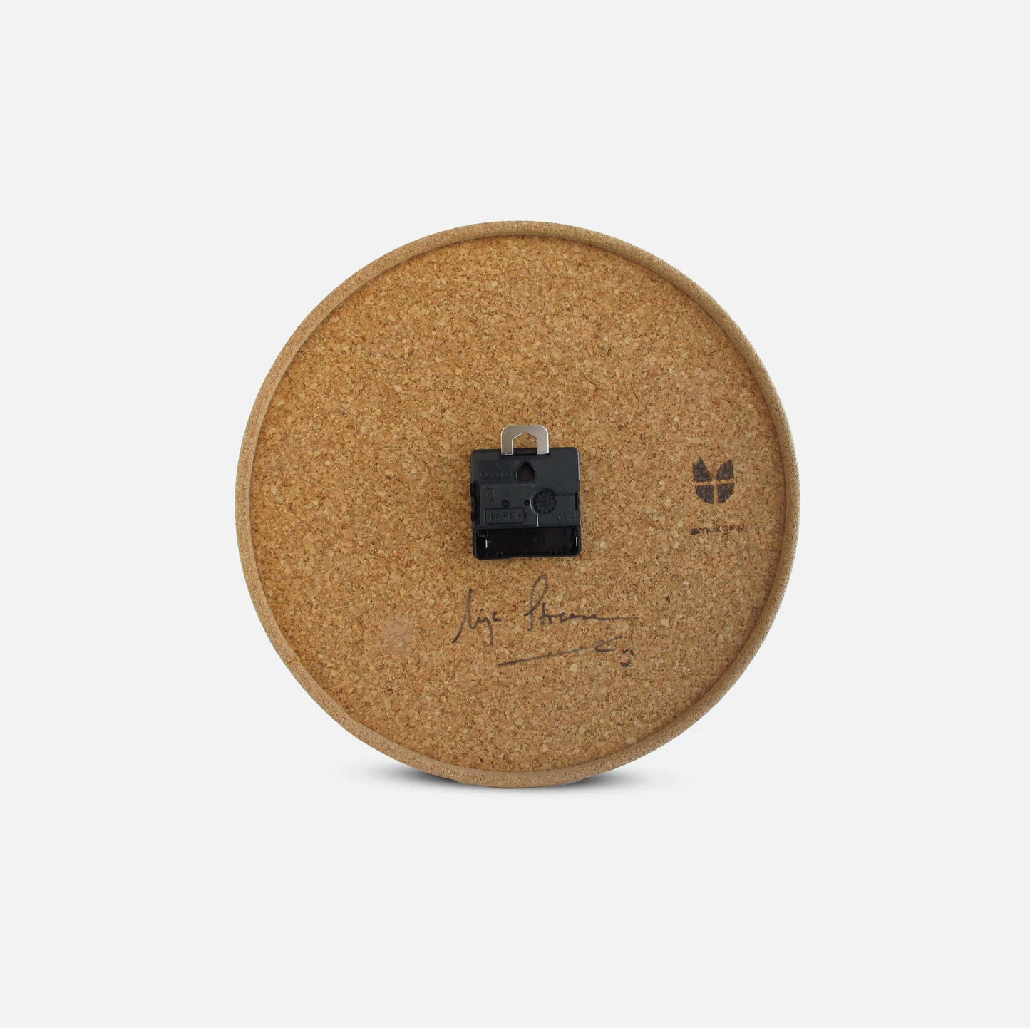 Wanduhr aus Filz und Kork 30 cm | Design "Cool" by Anja Streese