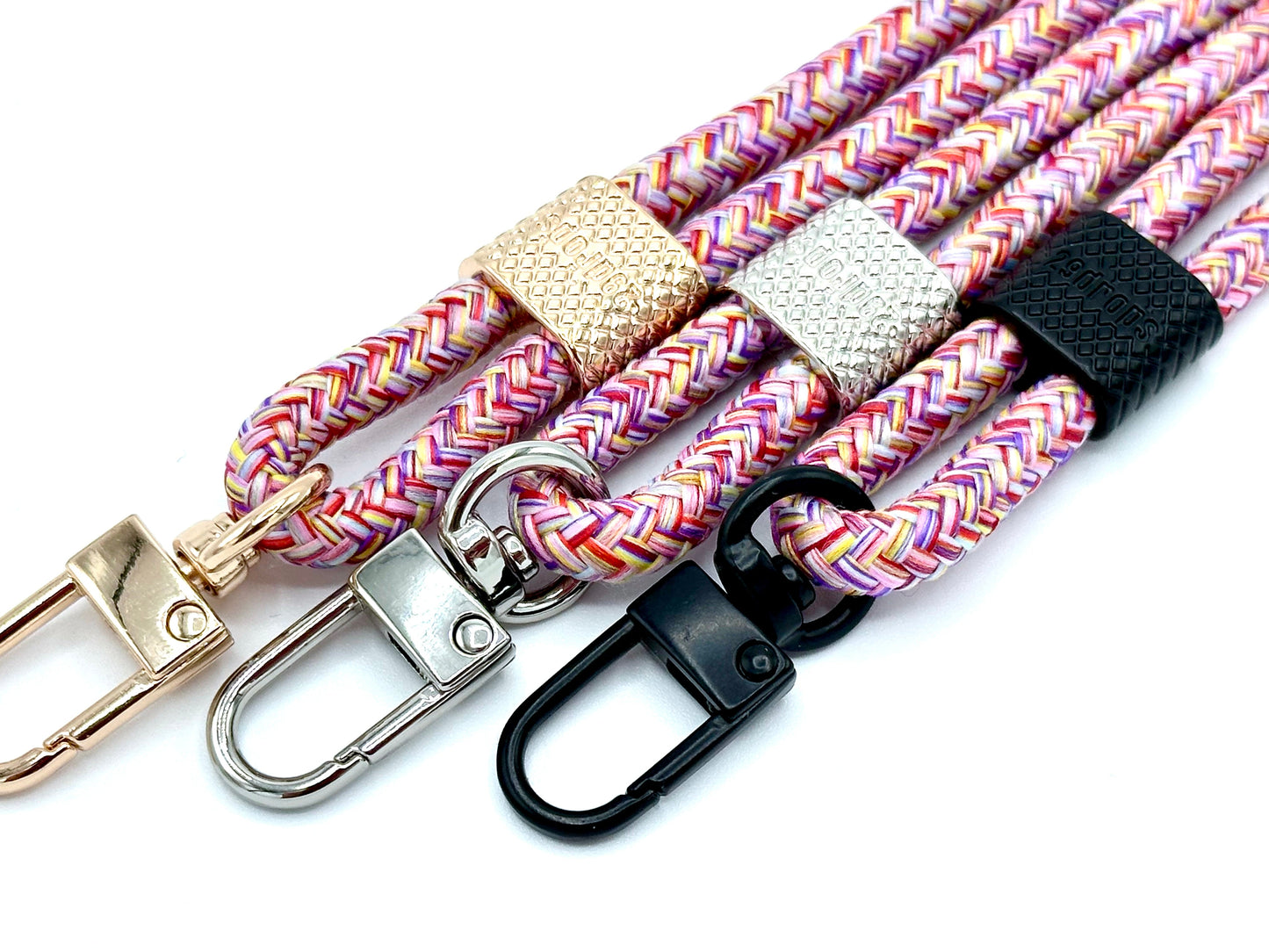 Keychains with carabiner, colorful