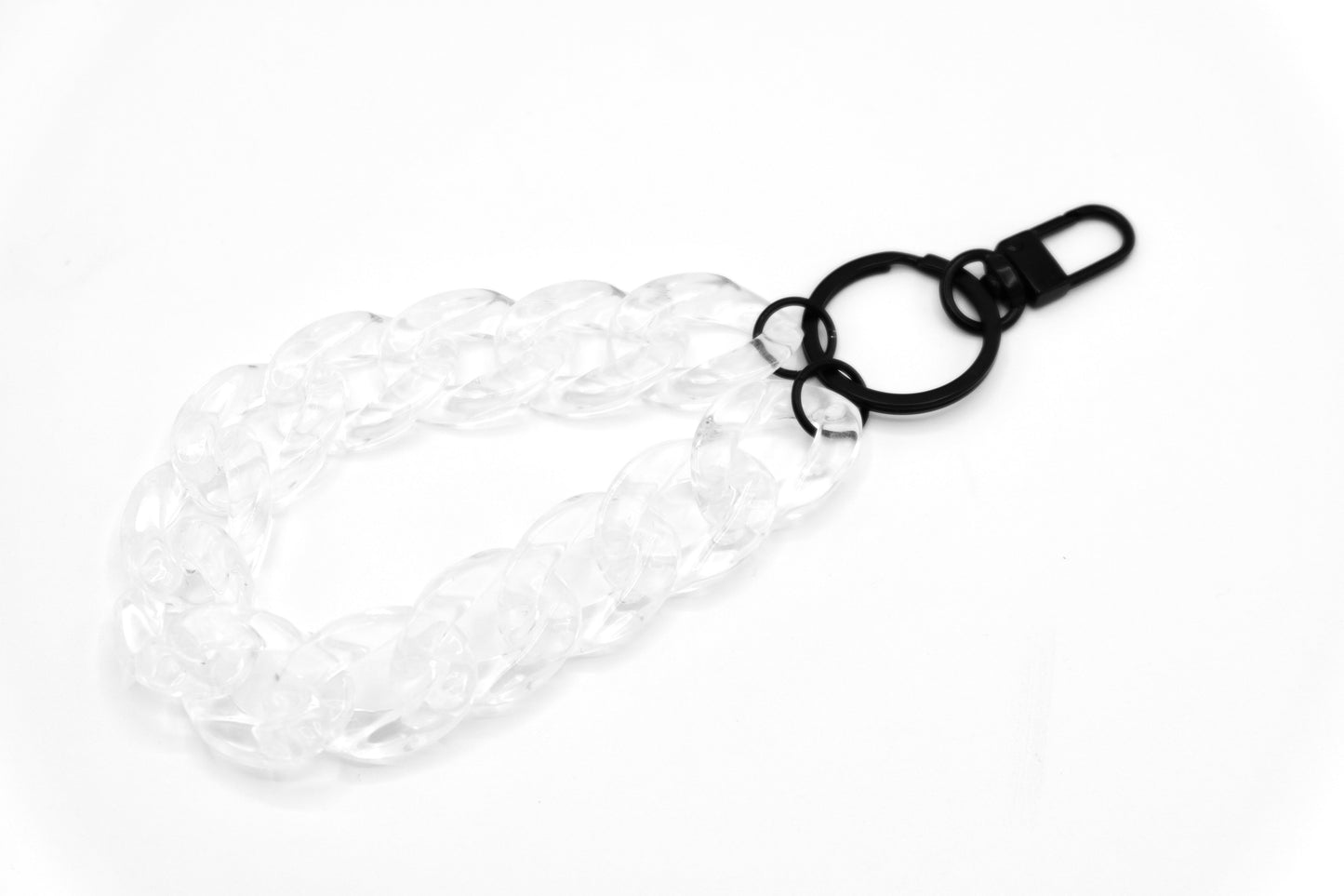Schlüsselanhänger mit Karabiner Clear