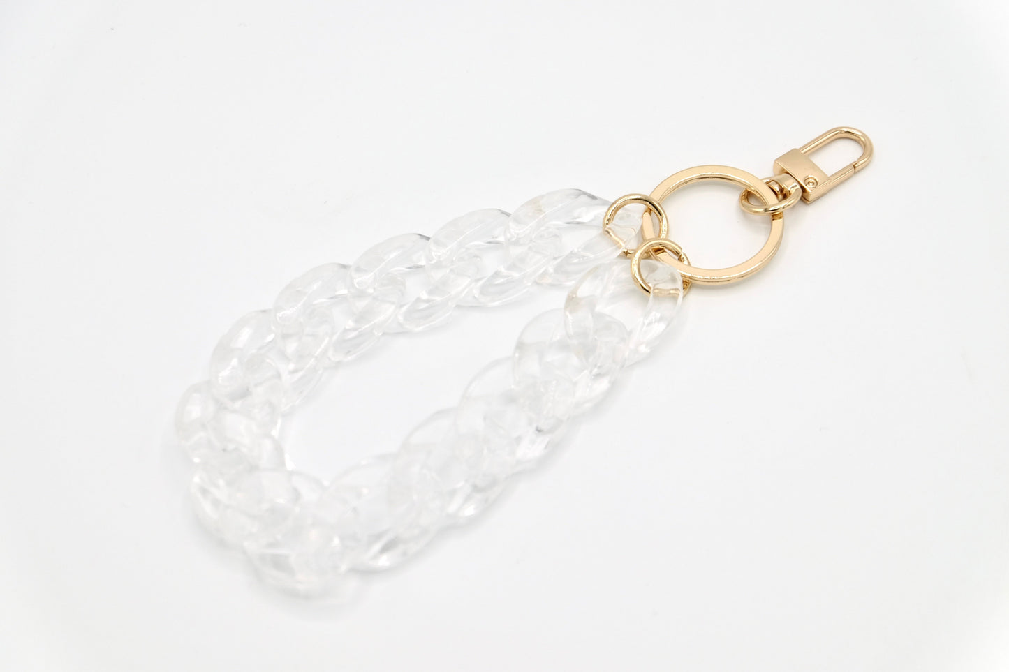 Schlüsselanhänger mit Karabiner Clear