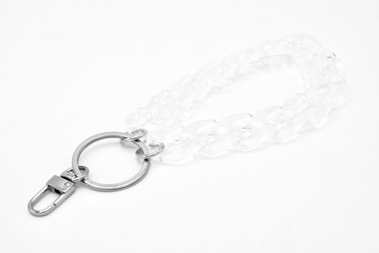 Schlüsselanhänger mit Karabiner Clear