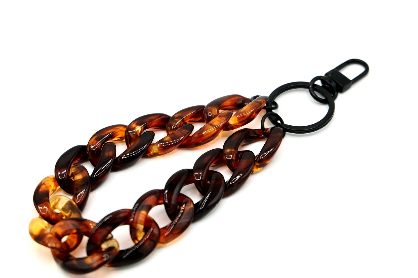 Schlüsselanhänger mit Karabiner Havanna