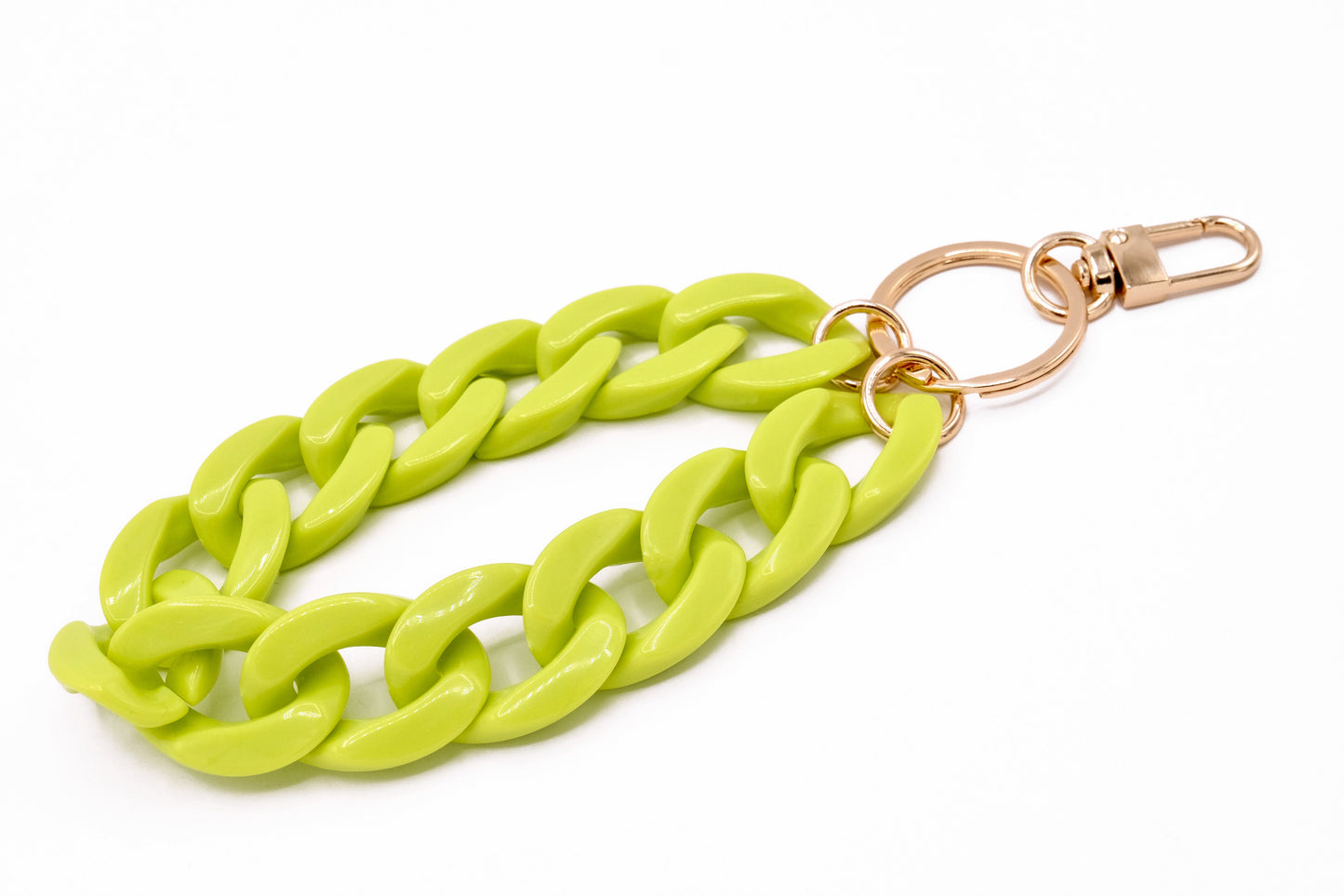 Schlüsselanhänger mit Karabiner Limone