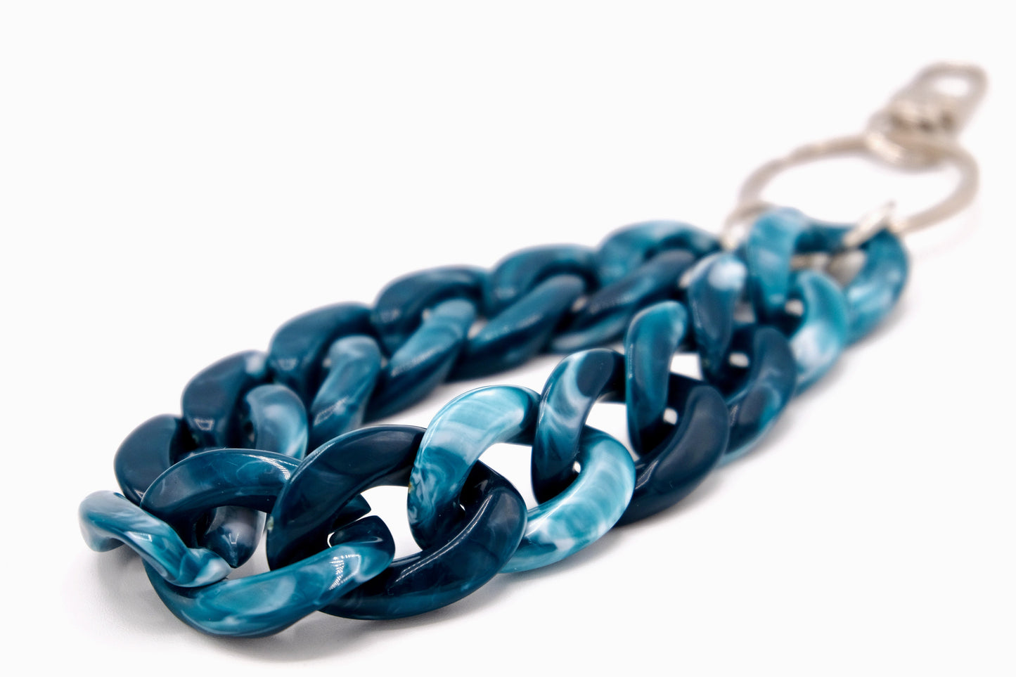 Schlüsselanhänger mit Karabiner Petrol