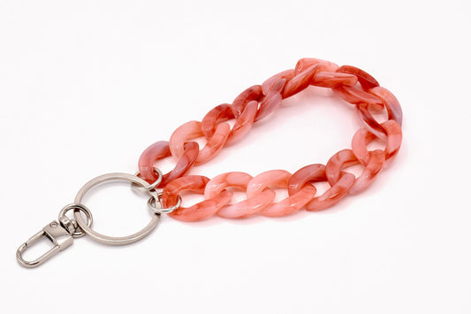 Schlüsselanhänger mit Karabiner Rosenholz