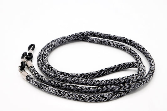 Brillenband 4mm Grau Meliert