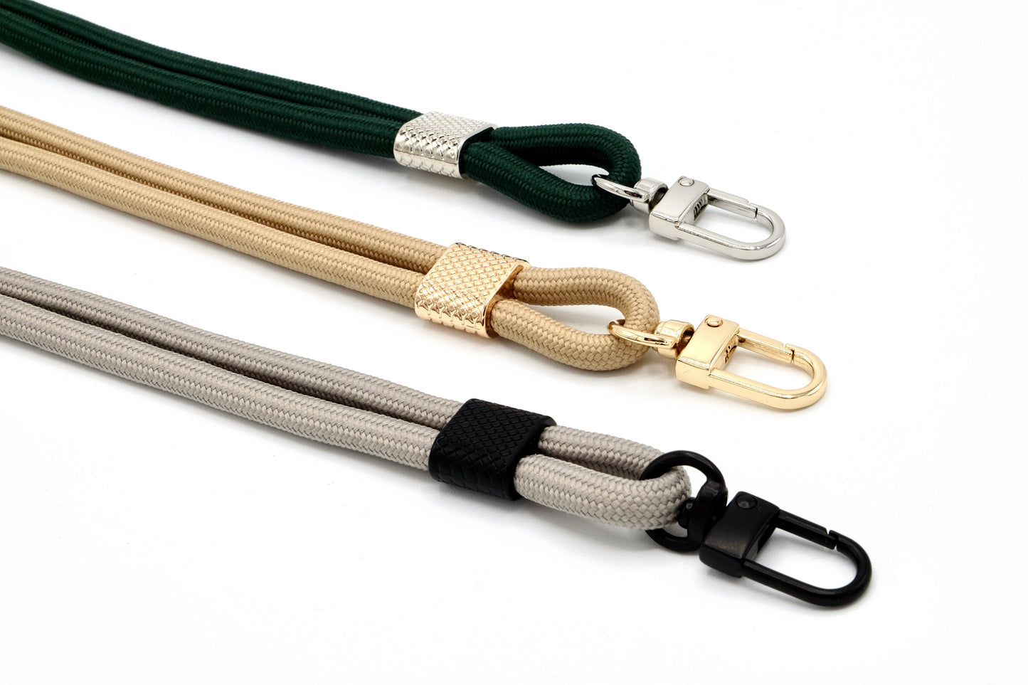 Schlüsselanhänger mit Karabiner Blaugrau