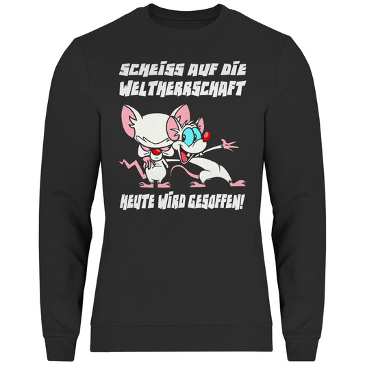 Herren Sweatshirt Pinky & Brain