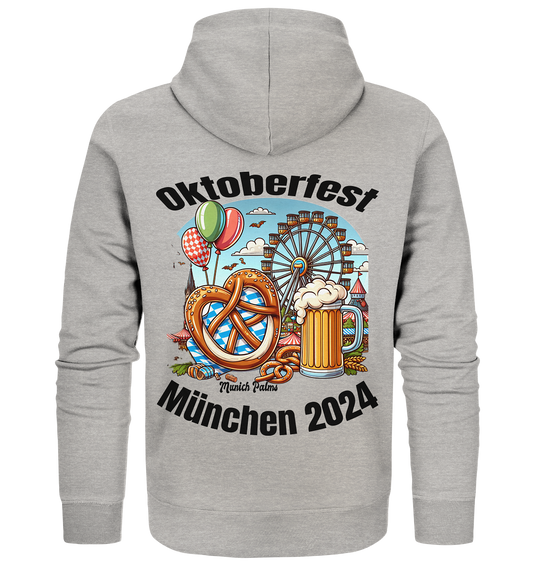 Oktoberfest  München 2024 lizensiert ,  Design Munich Palms  - Organic Zipper