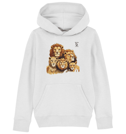 Design Munich Palms Löwenrudel - Kids Organic Hoodie - Online Kaufhaus München
