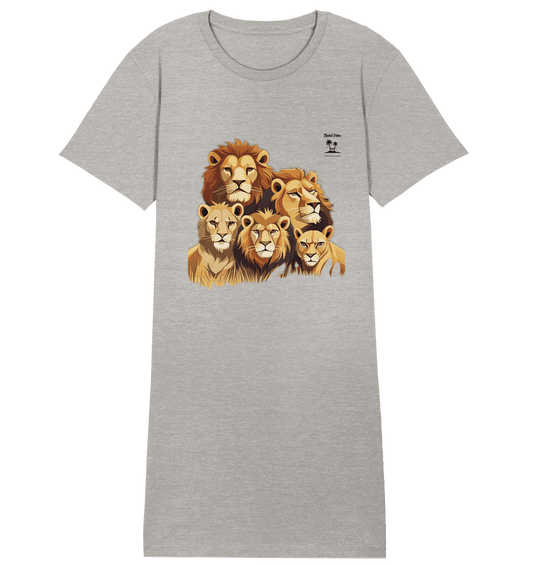 Design Munich Palms Löwenrudel - Ladies Organic Shirt Dress - Online Kaufhaus München