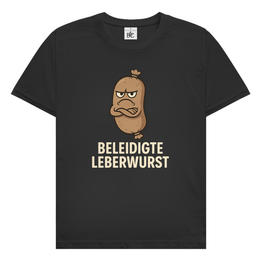 Herren T-Shirt Beleidigte Leberwurst