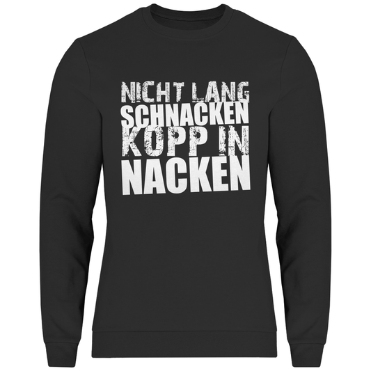 Herren Sweatshirt Kopp in Nacken