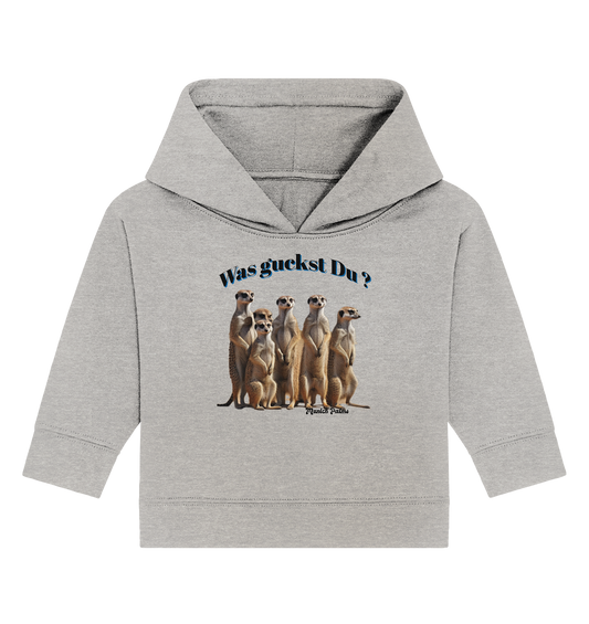 What are you looking at? Meerkat pack design by Munich Palms - Baby Organic Hoodie