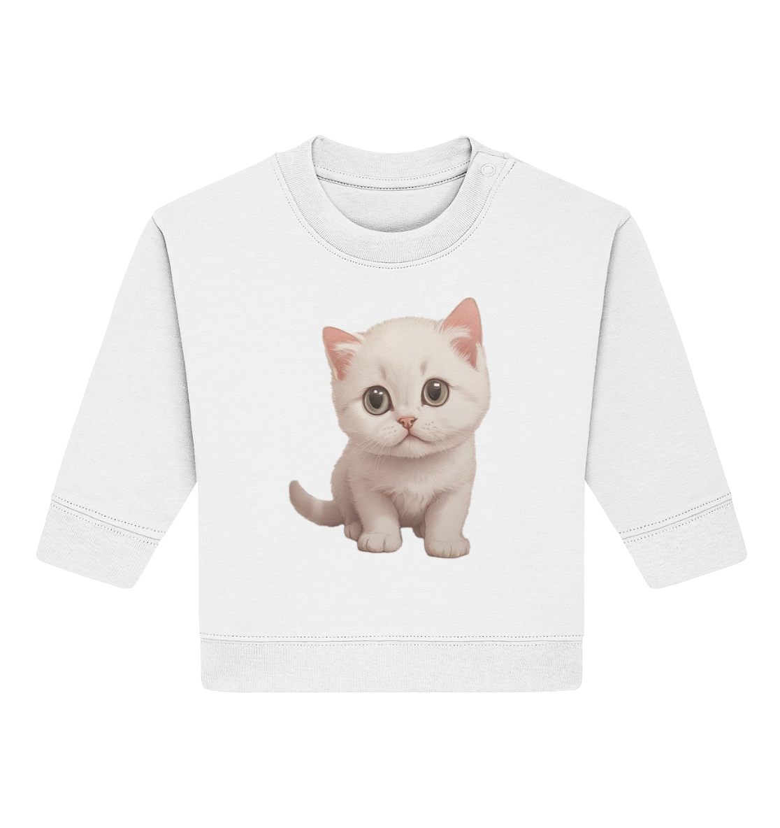 Kleine Katze - Design  Munich Palms - Baby Organic Sweatshirt