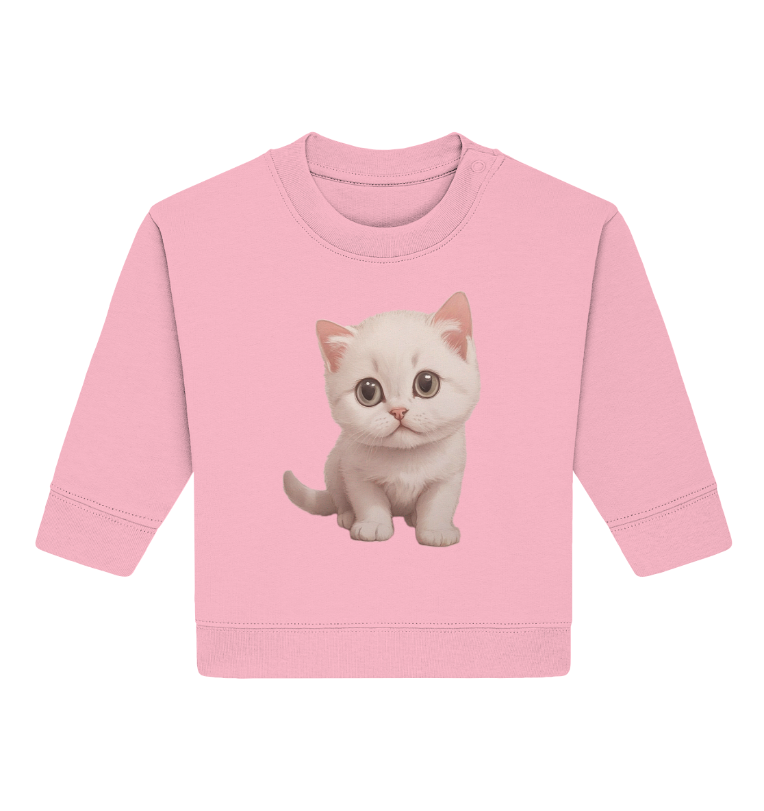 Kleine Katze - Design  Munich Palms - Baby Organic Sweatshirt