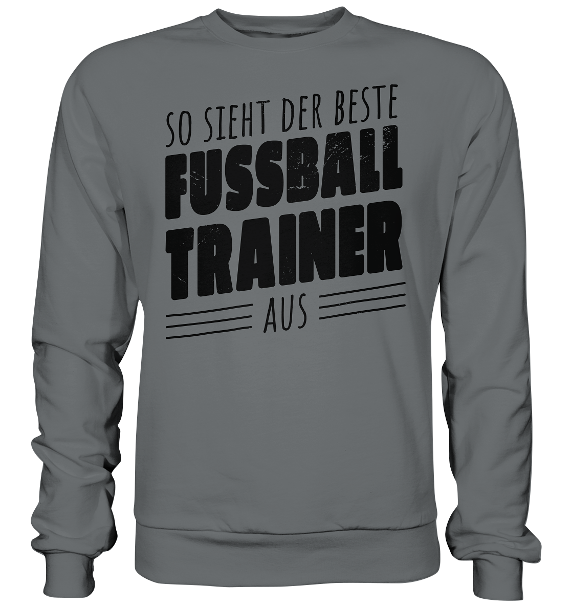 Voici à quoi ressemble le meilleur entraîneur de football - sweat-shirt basique