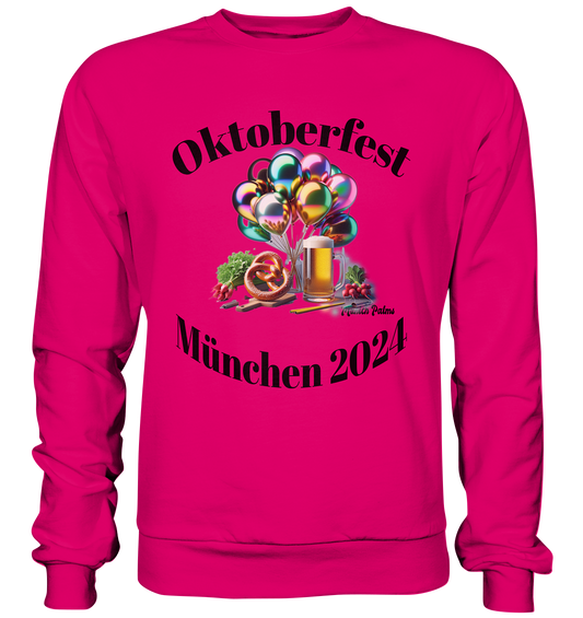 Luftballons Maßkrüge ,Brezn, Radi - Oktoberfest München 2024 - lizensiert Design Munich Palms    Kopie - Basic Sweatshirt