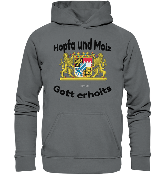 Hopfa und Moiz Gott erhoits  - Basic Unisex Hoodie