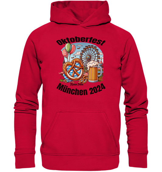 Oktoberfest Munich 2024 licensed, design Munich Palms - Basic Unisex Hoodie