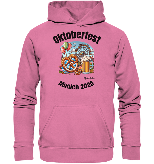Oktoberfest Munich 2025 : Munich Palms Design - Basic Unisex Hoodie