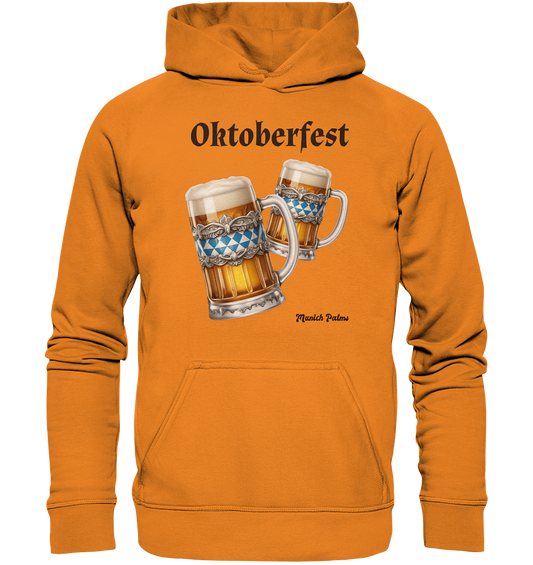 Oktoberfest Maßkrüge mit  bayrischer Raute Design by Munich Palms - Basic Unisex Hoodie