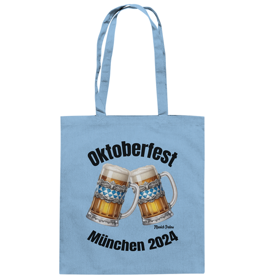 Maßkrüge Oktoberfest München 2024 lizensiert DDesign Munich Palms  - Baumwolltasche