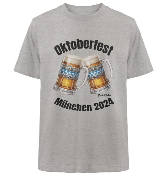 Beer mugs Oktoberfest Munich 2024 licensed DDesign Munich Palms - Heavy Oversized Organic Shirt