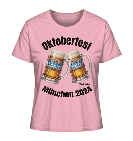 Beer mugs Oktoberfest Munich 2024 licensed DDesign Munich Palms - Ladies Organic Shirt