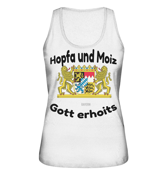 Hopfa und Moiz Gott erhoits  - Ladies Organic Tank-Top