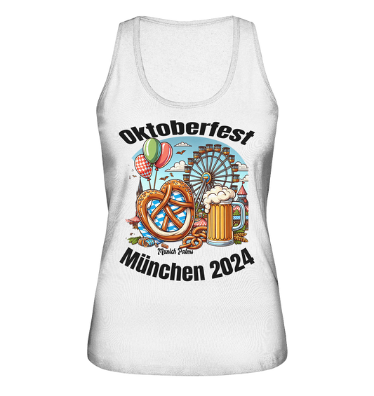 Oktoberfest Munich 2024 licensed, design Munich Palms - Ladies Organic Tank Top