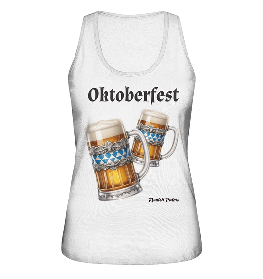 Oktoberfest Maßkrüge mit  bayrischer Raute Design by Munich Palms - Ladies Organic Tank-Top