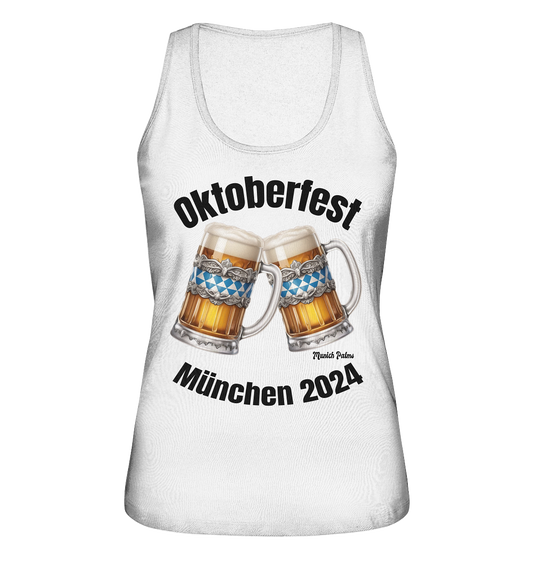 Beer mugs Oktoberfest Munich 2024 licensed DDesign Munich Palms - Ladies Organic Tank Top