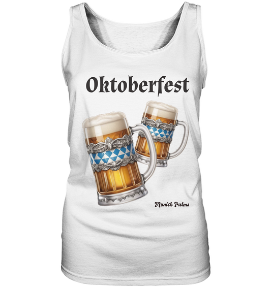 Oktoberfest Maßkrüge mit  bayrischer Raute Design by Munich Palms - Ladies Tank-Top