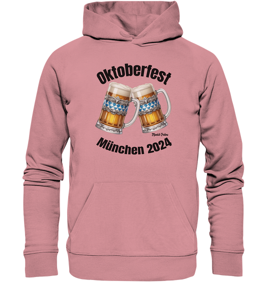 Beer mugs Oktoberfest Munich 2024 licensed DDesign Munich Palms - Organic Basic Hoodie