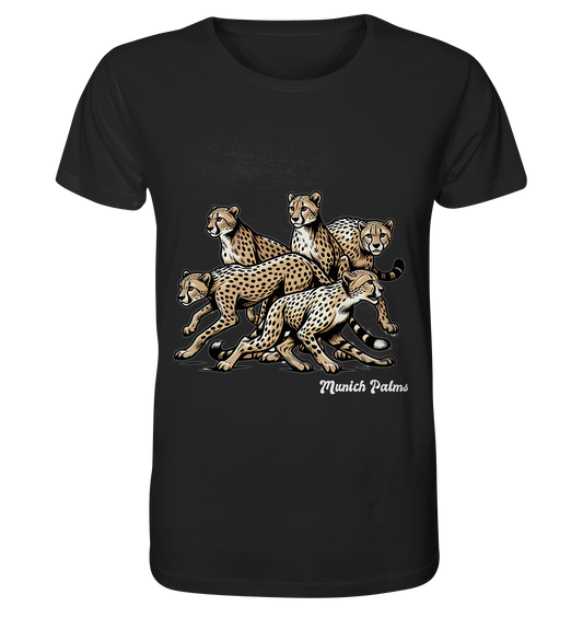 Geparden Rudel   Design by Munich Palms  - Organic Basic Shirt