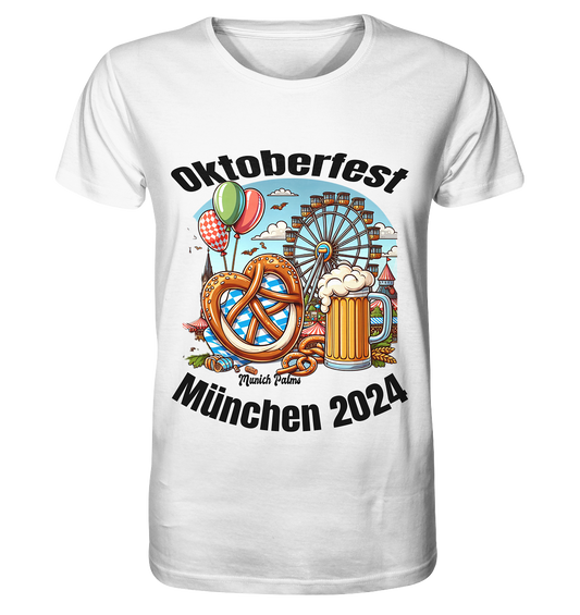 Oktoberfest Munich 2024 licensed, design Munich Palms - Organic Basic Shirt