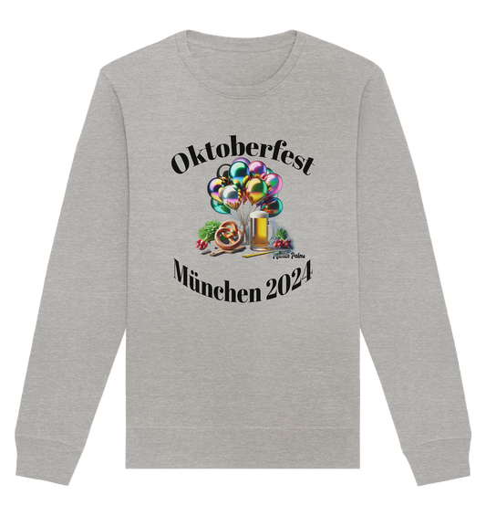 Luftballons Maßkrüge ,Brezn, Radi - Oktoberfest München 2024 - lizensiert Design Munich Palms    Kopie - Organic Basic Unisex Sweatshirt