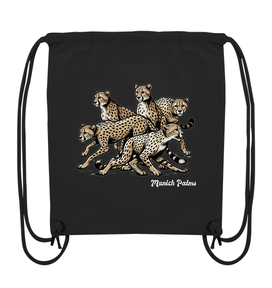 Geparden Rudel   Design by Munich Palms  - Organic Gym-Bag