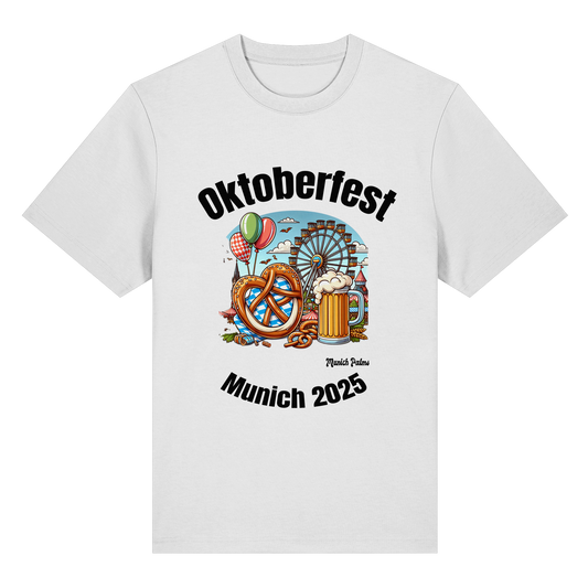 Oktoberfest Munich 2025 : Munich Palms Design - Organic Heavy T-Shirt
