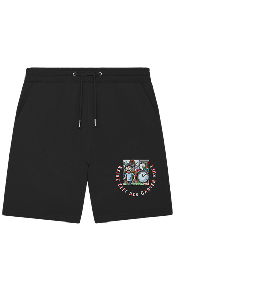 No time the garden is calling -Junge-Design by Munich Palms - Organic Jogger Shorts