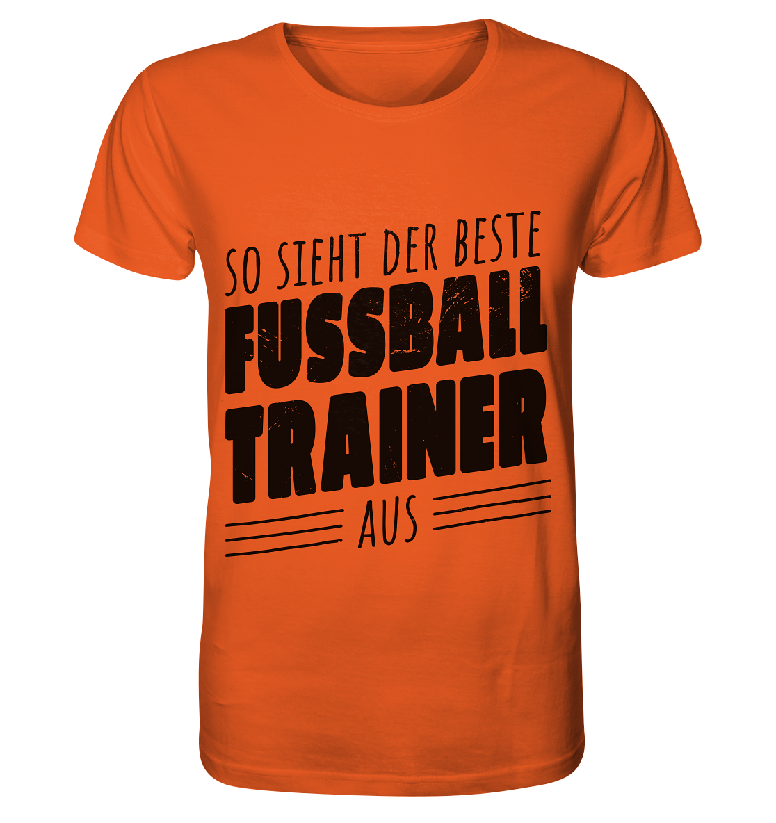 So sieht der Beste Fussball Trainer aus  - Organic Shirt