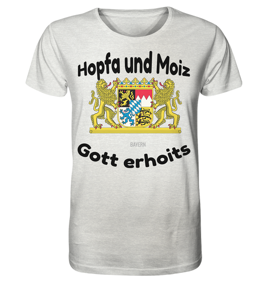 Hopfa and Moiz God erhoits - Organic Shirt (mottled)