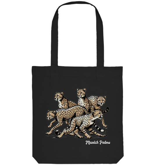 Geparden Rudel   Design by Munich Palms  - Organic Tote-Bag
