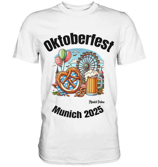 Oktoberfest Munich 2025: Munich Palms Design - Premium Shirt