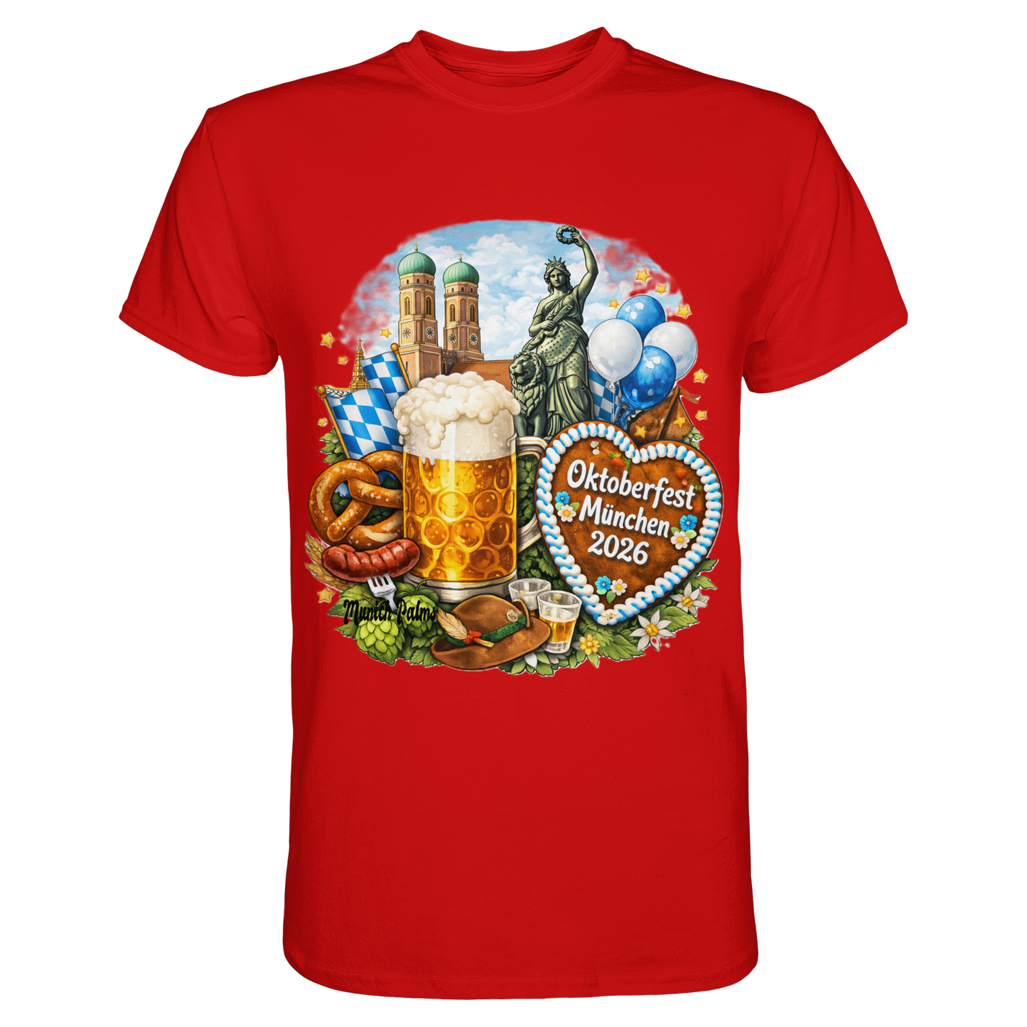Offizielles Oktoberfest 2026 T-Shirt | Lizenziert & Designt in München - Premium Shirt